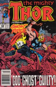 Thor #430 (Newsstand) FN ; Marvel | Ghost Rider Tom DeFalco