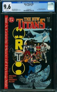 New Titans #60 (1989) CGC 9.6 NM+