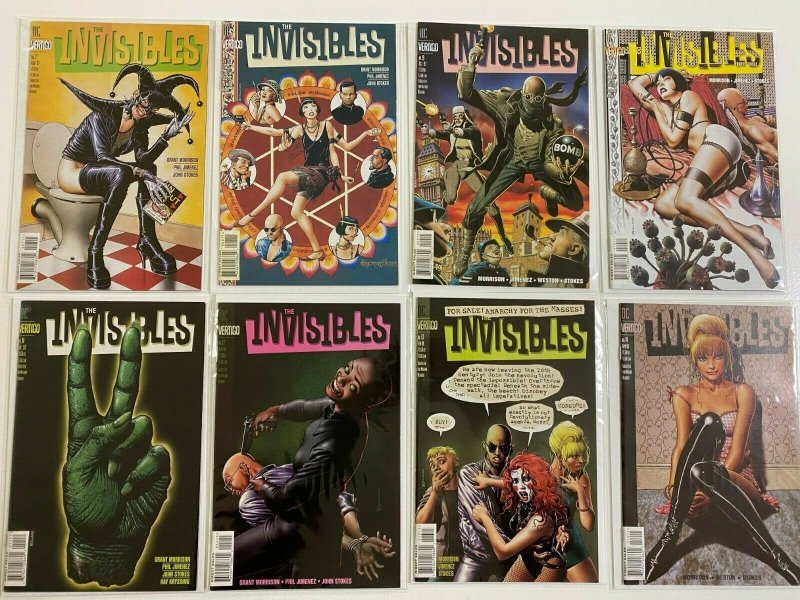 Invisibles lot 48 different 8.0 VF (series 1, 2, & 3 Vertigo)