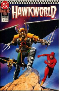 Hawkworld Annual #1 FN ; DC | John Ostrander Hawkman