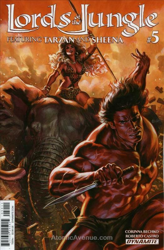 Lords Of The Jungle #5A VF/NM; Dynamite | save on shipping - details inside