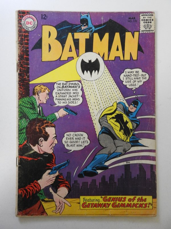 Batman #170 (1965) VG- Condition moisture stain