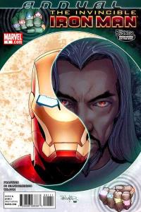 Invincible Iron Man (2008 series) Annual #1, NM- (Stock photo)