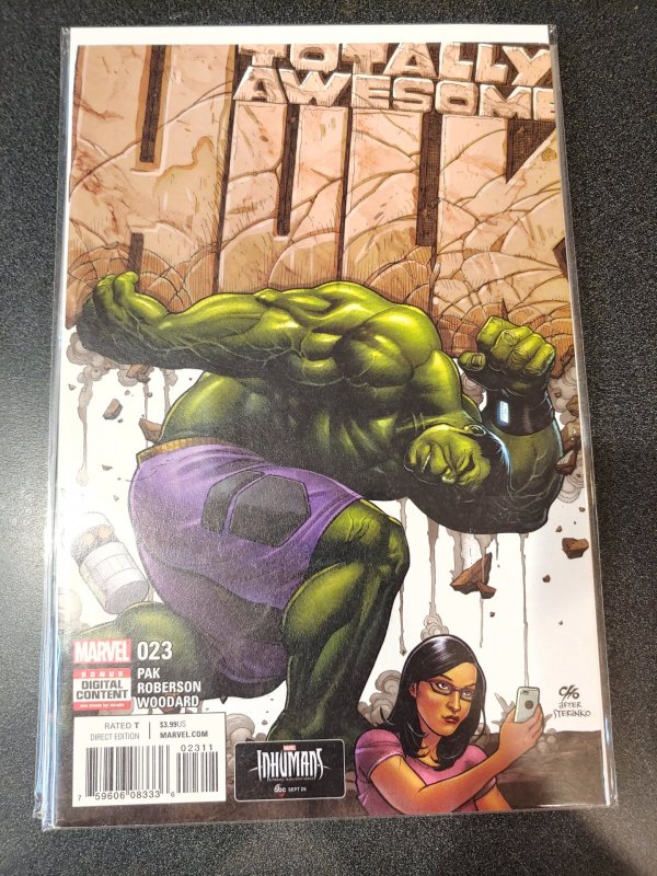 TOTALLY AWESOME HULK #23 (2017) MARVEL COMICS FRANK CHO after STERANKO COVER NM