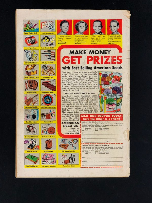 Superman #169 (1964) G Cover Detached