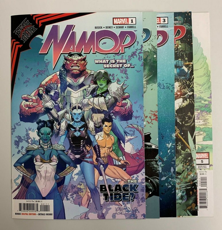 King In Black Namor #1-5 (Marvel 2020) 1 2 3 4 5 Kurt Busiek (9.0) 