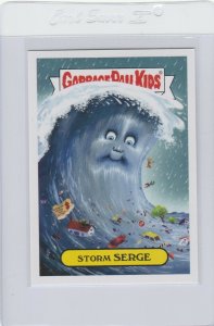 Garbage Pail Kids Storm Serge 9b GPK 2017 Adam Geddon trading card sticker