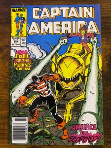 Captain America #339 Newsstand Edition (1988)