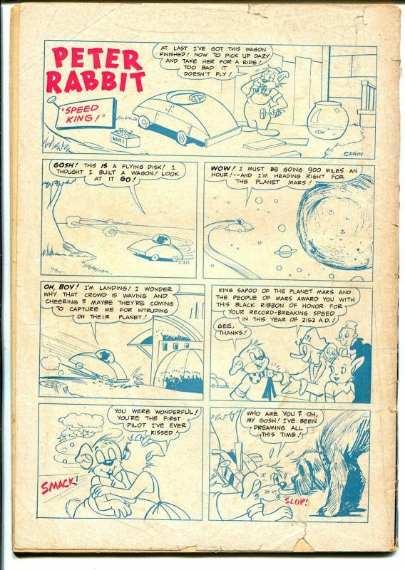 Peter Rabbit #15 1952-Avon-new art-western theme-VG
