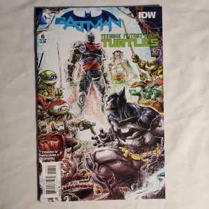 Batman Teenage Mutant Ninja Turtles 6 Near Mint- Cover by Freddie Williams II