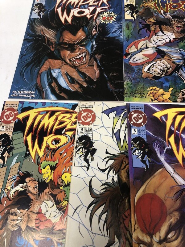 Timber Wolf (1992) #1 2 3 4 5 1-5 (VF/NM) Complete Set character from the Legion
