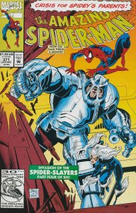 Amazing Spider-Man, The #371 FN ; Marvel | Invasion of the Spider-Slayers 4