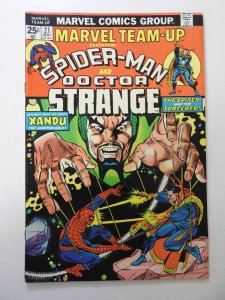 Marvel Team-Up #21 (1974) FN/VF Condition! MVS intact!