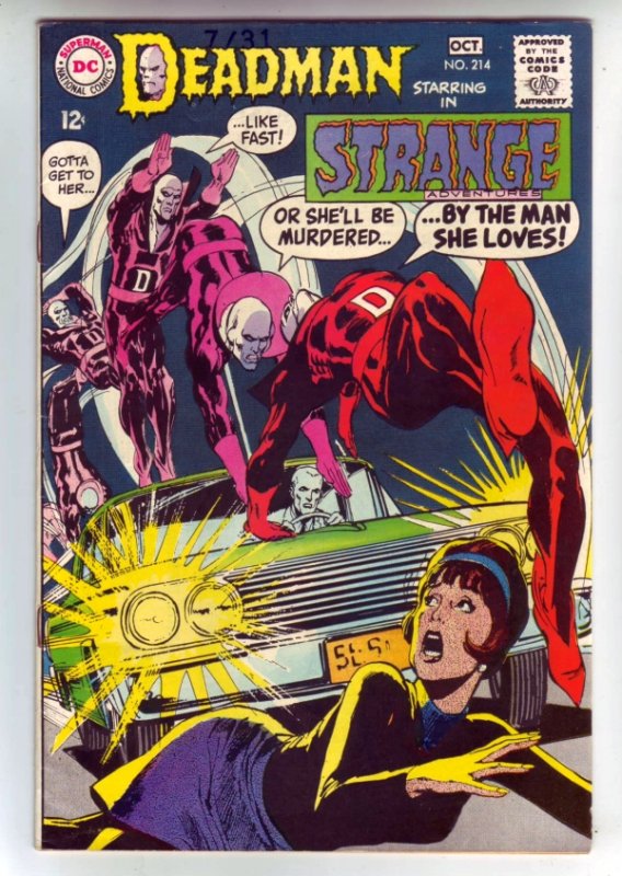 Strange Adventures #214 (Oct-68) NM- High-Grade Deadman