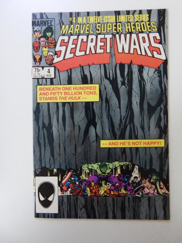 Marvel Super Heroes Secret Wars #4 (1984) VF+ condition