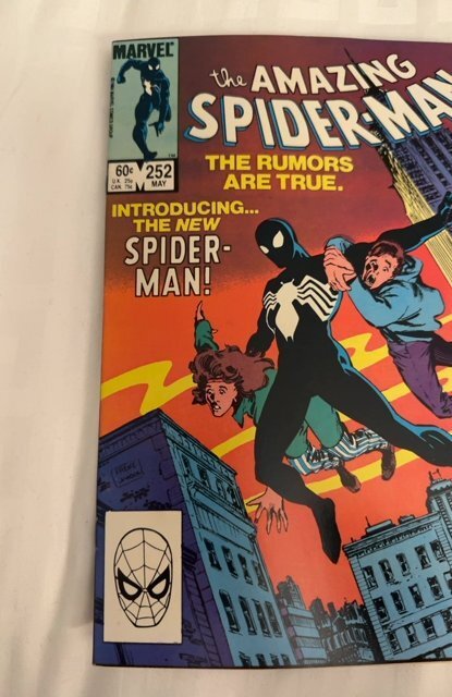 sThe Amazing Spider-Man #252 (1984)first black costume pre-Venom