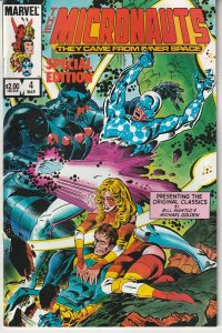 Micronauts: Special Edition#4 Represents the 1st appearance of Captain Universe