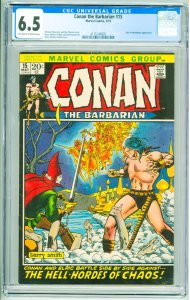 Conan the Barbarian #15 (1972) CGC 6.5!