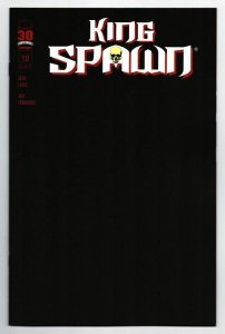 King Spawn #10 Cvr B Black Blank Sketch Variant (Image, 2022) NM 