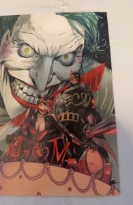 BATMAN #50 (2018), SIGNED by Clay Mann, JOKER Virgin Varian wear back cover