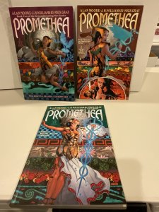 Promethea TPB Complete Set 1,2,3  (Cover Price $45)  Alan Moore!  JH Williams!