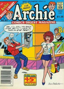 Archie Digest Magazine #85 GD ; Archie | low grade comic