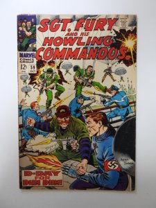 Sgt. Fury #59  (1968) VG condition
