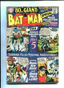 BATMAN 185 GIANT-1966-ROBIN THE WONDER BOY VG