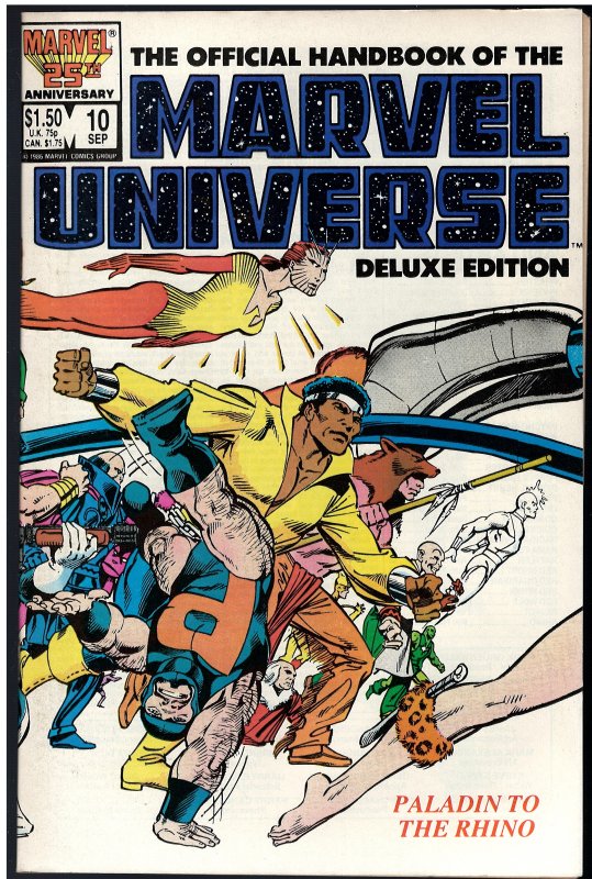 Official Handbook of the Marvel Universe #10 (Marvel, 1986)