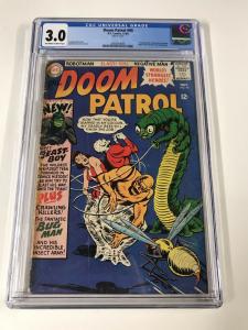 Doom Patrol 99 Cgc 3.0 Ow/w Pages 1st Chameleon Dc Silver Age 