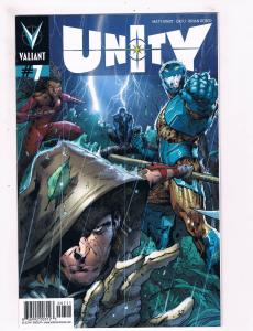 Unity # 7 FN/VF 1st Print Valiant Comic Book Matt Kindt Cafu Brian Reber S64