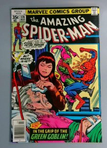 Amazing Spider-Man #178, FN Green Goblin Cover, Marvel Comics, 1978 JR1
