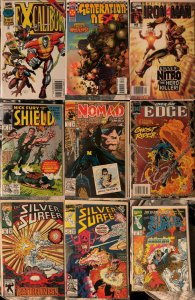 Lot of 9 Comics (See Description) Silver Surfer, Excalibur, Generation Next, ...