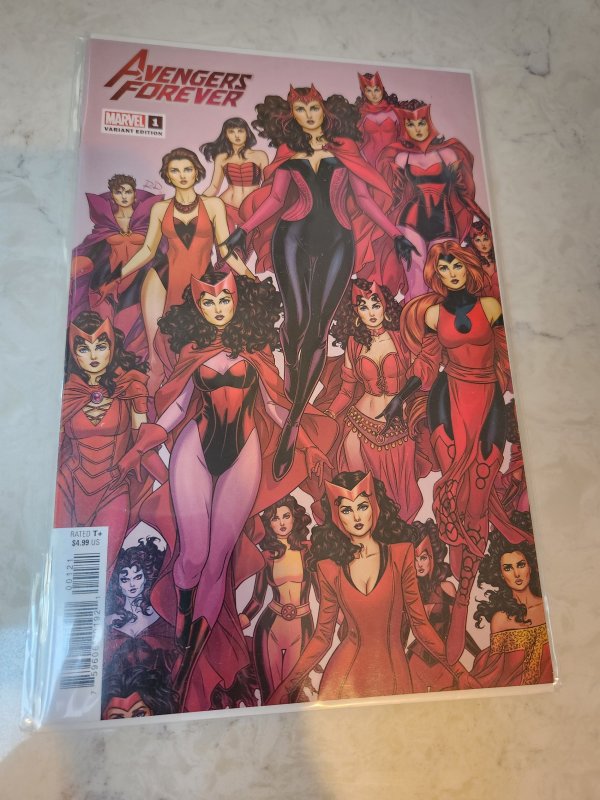 AVENGERS FOREVER #1 Cover B Scarlet Witch variant NM