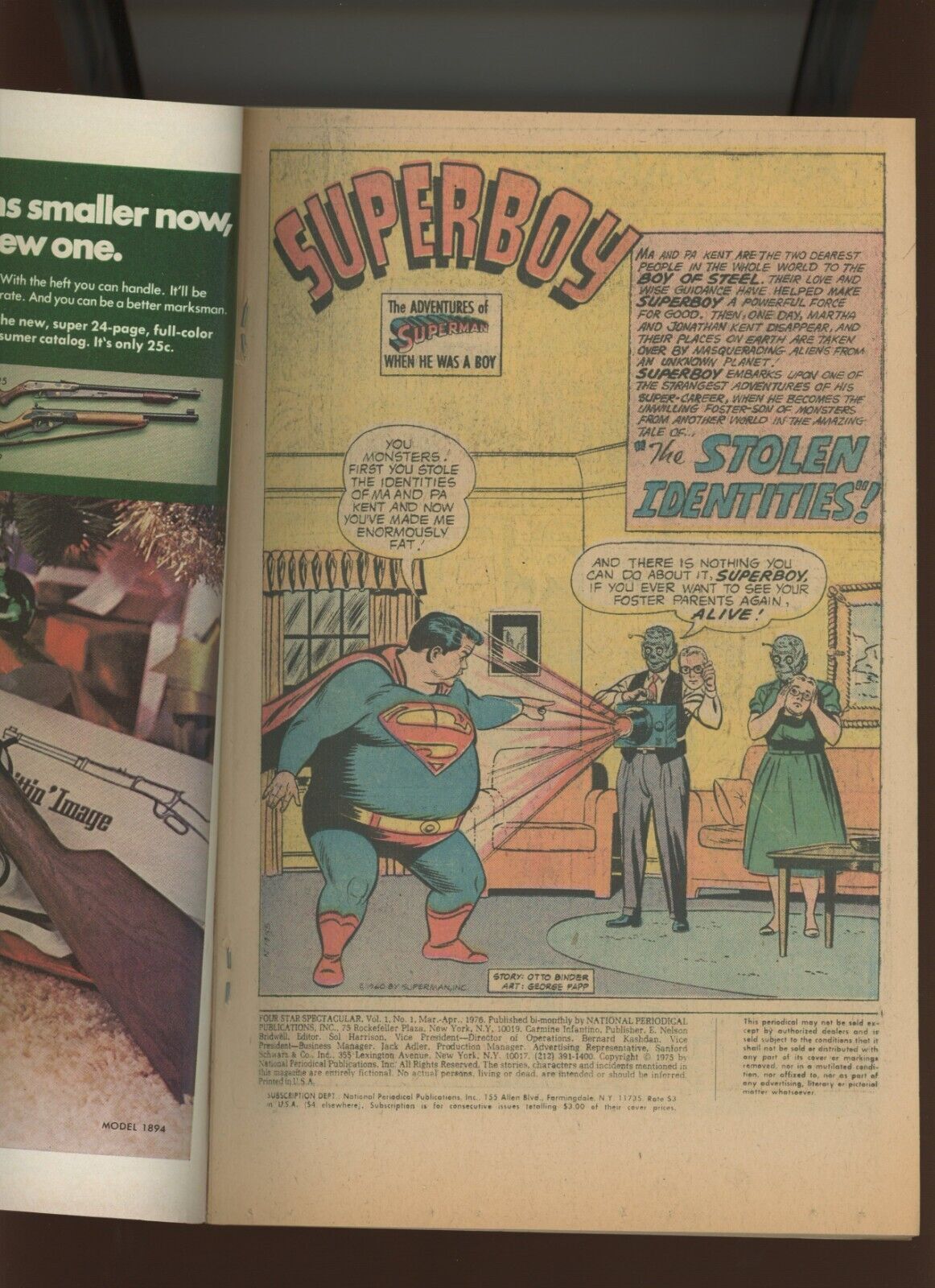 (1976) Four Star Spectacular #1: BRONZE AGE! GIANT ISSUE! (7.0/7.5 ...