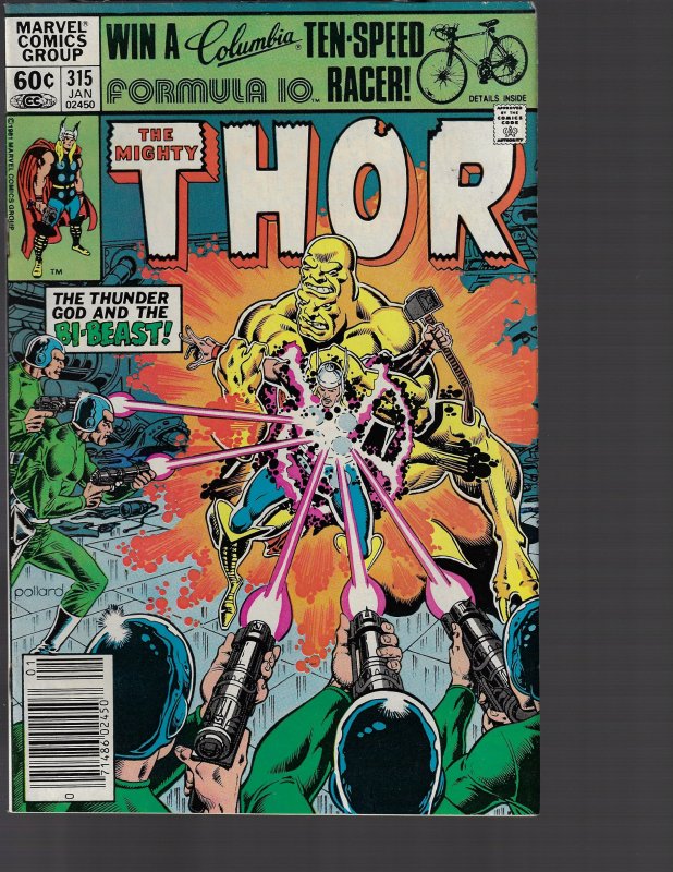 Thor #315 (Marvel, 1981) FN+