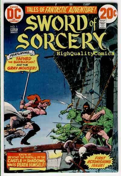 SWORD of SORCERY #1, FN+, Fafrhd, GrayMouser, Neal Adams, more Horror in store