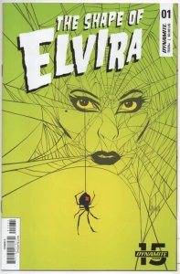 The Shape of ELVIRA #1 C NM-, Dynamite, 2019, more indies in store, Strahm cover