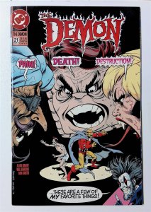 The Demon (3rd Series) #21 (March 1992, DC) VF+