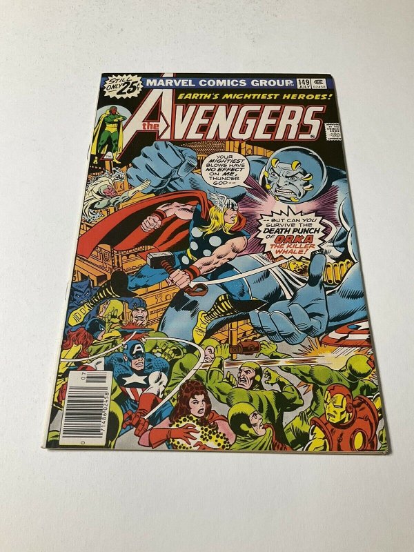 Avengers 149 Vf+ Very Fine+ 8.5 Marvel Comics 