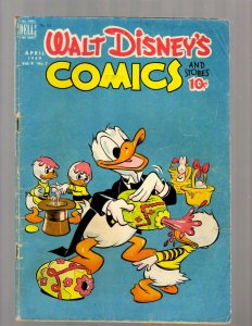 Walt Disney's Comics & Stories # 103 VG Dell Golden Age Comic Book Mickey JK7