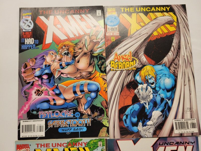 4 Uncanny X-Men Marvel Comic Books #328 338 374 402 13 TJ7