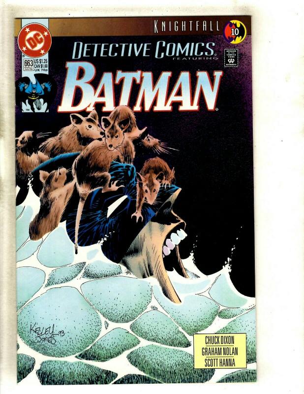 Batman Knightfall COMPLETE 19 Part DC Comics Series # 1-19 492-500 659-666 SM8