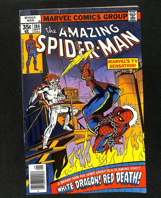 Amazing Spider-Man #184 1st White Dragon!