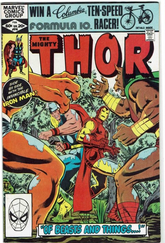 Thor #316 (1966 v1) Iron Man Man-Thing NM-