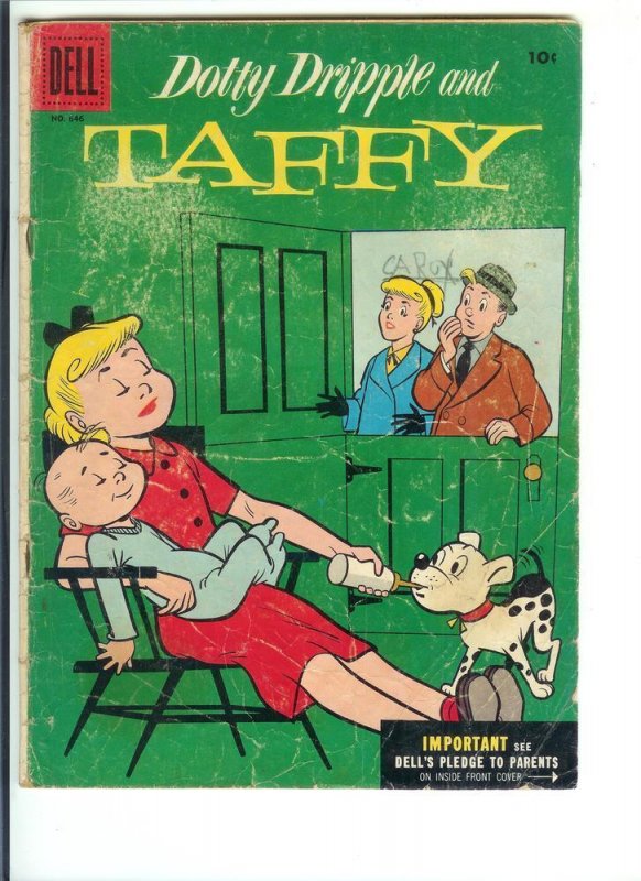 Dotty Dripple and Taffy 646 - Golden Age - Sept., 1955 (G)