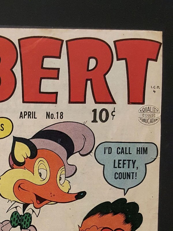 Egbert #18 6.0 FN Quality Comic - Apr 1950 Ben Levin 
