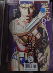 FINAL CRISIS #5  2008 DC GRANT MORRISON  J G JONES PAINTED  COVER WONDER WOMAN