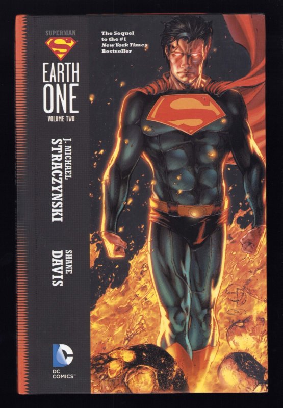 Superman Earth One Vol.2 - 1st Printing HC. Signed 2x Interior (9.2 ob) 2012