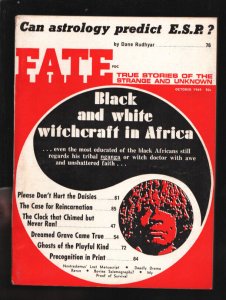Fate 10/1969-Clark-Black & White Witchcraft in Africa-Case For Reincarnation-...